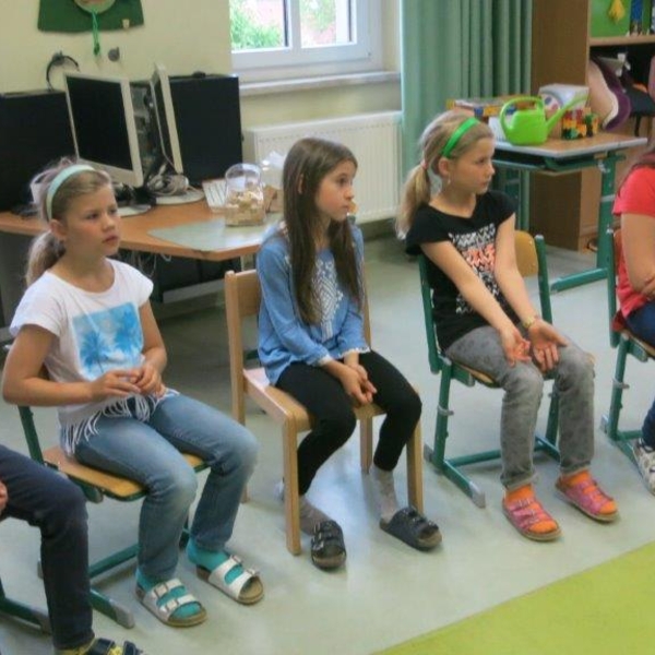 Volksschulkinder am Aktionstag