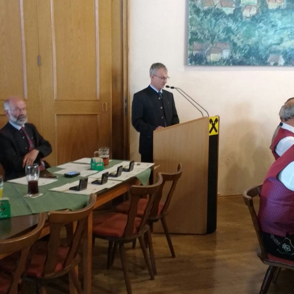 Ansprache von Bürgermeister Josef Langthaler
