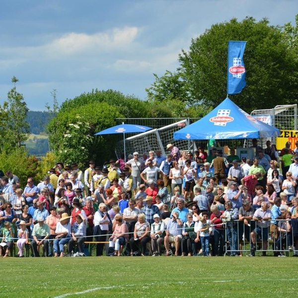 Viele Zuschauer bei herrlichem Wetter